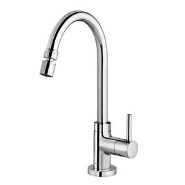 Torneira para Cozinha de Mesa Bica Alta 1/2 Uno Cromado