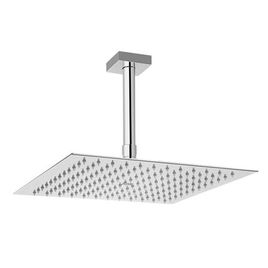 Chuveiro com Tubo de Teto Solly Inox Polido