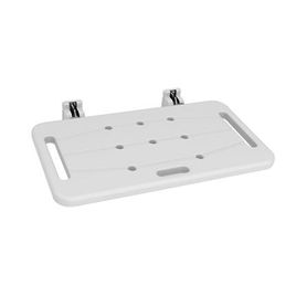 Banqueta Articulável para Banheiro NBR 9050 Benefit Branco Polido