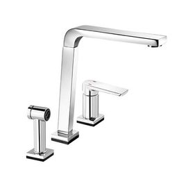Misturador Monocomando para Cozinha de Mesa com Ducha Manual Bistrô Tech Cromado