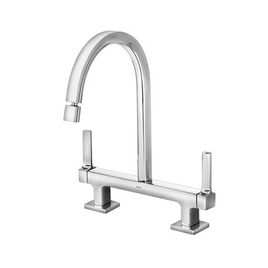Misturador para Cozinha de Mesa Bica Alta Quad Cromado