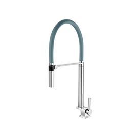 Torneira para Cozinha de Mesa Doc Cromado e Cinza