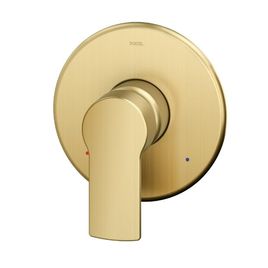 Acabamento Monocomando para Chuveiro Baixa Pressão 3/4 Argon Ouro Escovado