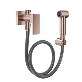 Ducha Higiênica com Registro e Derivação Edge Cobre Escovado