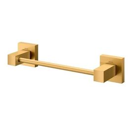Porta Toalha  de Rosto 20cm Square Ouro Escovado