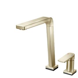 Misturador Monocomando para Cozinha de Mesa Bistrô Tech Níquel Escovado