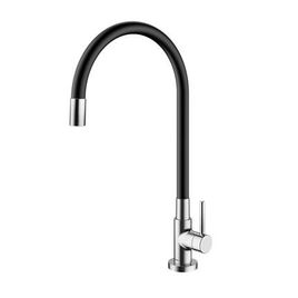 Torneira para Cozinha de Mesa Spice Cromado e Preto