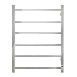Toalheiro Térmico 6 Barras Docol Cozy Square Inox Polido 220v