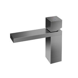Misturador Monocomando para Lavatório de Mesa Bica Baixa Minima Grafite Escovado