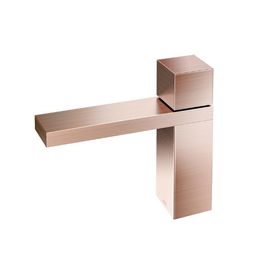 Torneira para Lavatório de Mesa Bica Baixa Minima Cobre Escovado