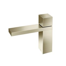 Torneira para Lavatório de Mesa Bica Baixa Minima Níquel Escovado