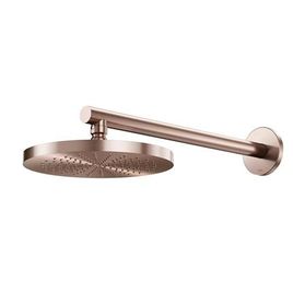 Chuveiro com Tubo de Parede Eden R200 Cobre Escovado