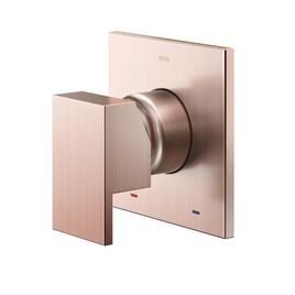 Acabamento Monocomando para Chuveiro Baixa Pressão 3/4 New Edge/Minima Cobre Escovado