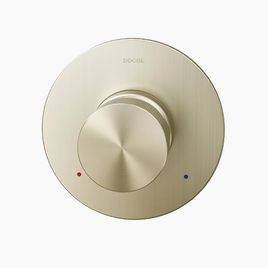 Acabamento Monocomando para Chuveiro Baixa Pressão 3/4 Mix & Match Níquel Escovado