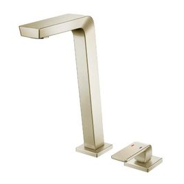Misturador Monocomando para Lavatório de Mesa Bica Alta Vougan Níquel Escovado