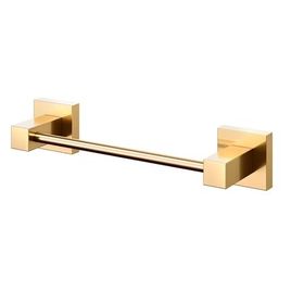 Porta Toalha  de Rosto 20cm Square Ouro Polido