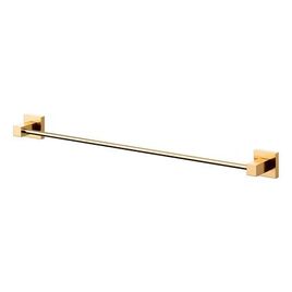 Porta Toalha 59cm Square Ouro Polido