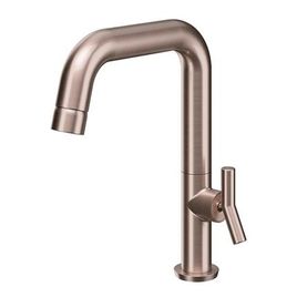 Misturador Monocomando para Cozinha de Mesa Bica Alta Docolbold Cobre Escovado