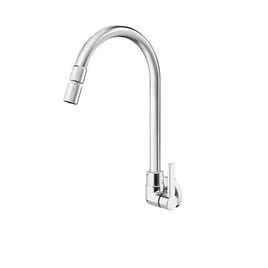 Torneira para Cozinha de Parede Bica Alta Gali Cromado