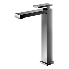 Misturador Monocomando para Lavatório de Mesa Bica Alta New Edge Grafite Polido