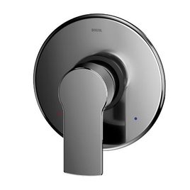 Acabamento Monocomando para Chuveiro e Ducha Higiênica Alta Pressão 1/2 e 3/4 Base Deca Argon Grafite Polido
