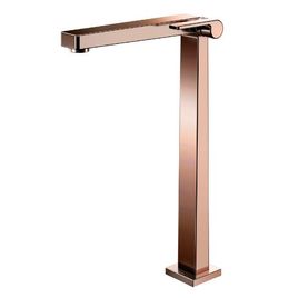 Torneira para Lavatório de Mesa Bica Alta 90° Stillo Cobre Polido