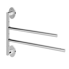 Toalheiro Duplo Articulado Acessórios Hotel Cromado