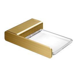 Saboneteira Docol Flat Ouro Escovado