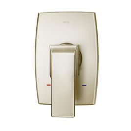 Acabamento Monocomando para Chuveiro e Ducha Higiênica Alta Pressão 1/2 e 3/4 Vougan Níquel Escovado