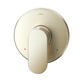 Acabamento Monocomando para Chuveiro e Ducha Higiênica Alta Pressão 1/2 Kaila Níquel Escovado