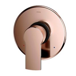 Acabamento Monocomando para Chuveiro e Ducha Higiênica Alta Pressão 1/2 e 3/4  Base Deca Argon Cobre Polido