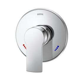 Acabamento Monocomando para Chuveiro e Ducha Higiênica Alta Pressão 1/2 Argon Cromado