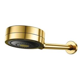 Chuveiro com Tubo de Parede Novo Technoshower Ouro Polido