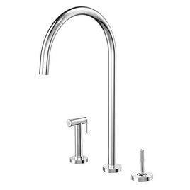 Misturador Monocomando para Cozinha de Mesa com Ducha Lateral Joystick Mix & Match Cromado