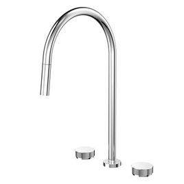 Misturador para Cozinha de Mesa com Ducha Retrátil Mix & Match Cromado