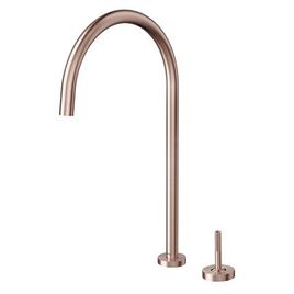 Misturador Monocomando para Cozinha de Mesa Bica Alta Mix & Match Acionamento Joystick Cobre Escovado