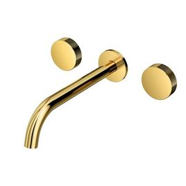 Misturador para Lavatório de Parade com Bica 230 Mix & Match Ouro Polido