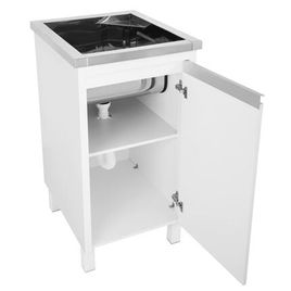 Gabinete com Tanque 44x52 com Válvula Inox