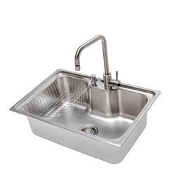 Cuba Funzionale com Acessório e Válvula 66x45Cm Inox