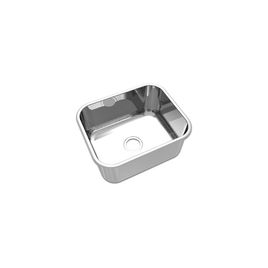 Cuba Simples Luxo 50X40 CS-50 com Válvula Inox Polido