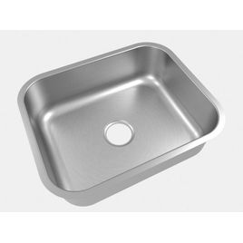 Cuba Simples Luxo 50X40 CS-50 com Válvula Inox Escovado