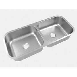 Cuba Dupla Extra 82,5X40 CD-40 com Válvula Inox Escovado