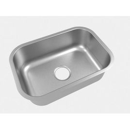 Cuba Simples Extra 46,5X31 CS-1 4 1/2 com Válvula Inox Escovado