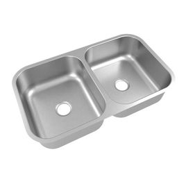 Cuba Dupla Luxo 70X40 CD-34 4 1/2 com Válvula Inox Escovada
