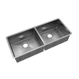 Cuba Reta 106,5 x 40 x23 LR-50/50 Inox Escovado