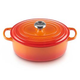 Panela Oval 27cm Signature Laranja
