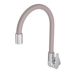 Torneira para Cozinha de Parede Motion Cromado e Fendi