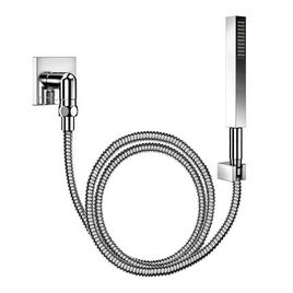 Ducha Manual Com Joelho 90° Square Cromado