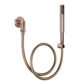 Ducha Manual C30 Com Joelho 90° Cobre Escovado