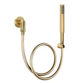 Ducha Manual C30 Com Joelho 90° Ouro Escovado